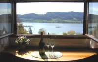 Champagner-Bar mit Panoramablick Bild 9: Traumhafte Bodensee Ferienwohnung - Wilhelmina Hangarter