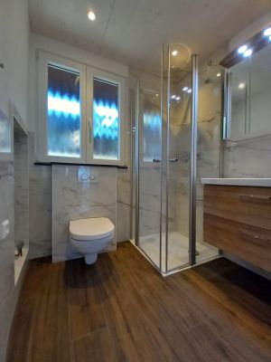 Bad mit Dusche - Bild 7: Ferienhaus Stremlow Whg Auszeit in Meersburg für Nichtraucher