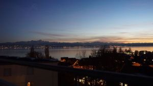 herrlich sind die Sonnenuntergänge - Bild 14: Ferienwohnung Sauer in Immenstaad - mit herrlichem Panorama-See-/Alpenblick