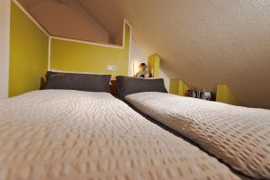 Schlafbereich Schlafzimmer im oberen Stock
Bett ohne Fußteil - Bild 7: Ferienwohnung Sylvia & Oliver Schön Bodensee