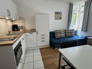 Küche mit Spülmaschine Bild 6: Ferienwohnung Seeblick Mettnau