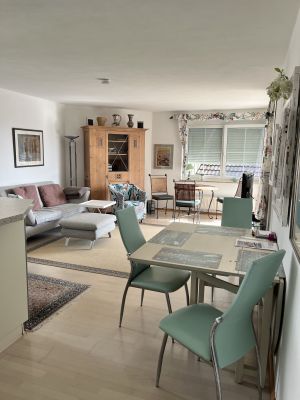 Bild 1: 3 Zi Fewo 84 m² EG und Hanglage Fernsicht nahe beliebtem Buchensee-Badesee